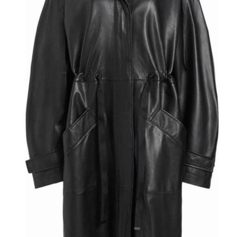 New All Saints Kelsea Black Leather Jacket